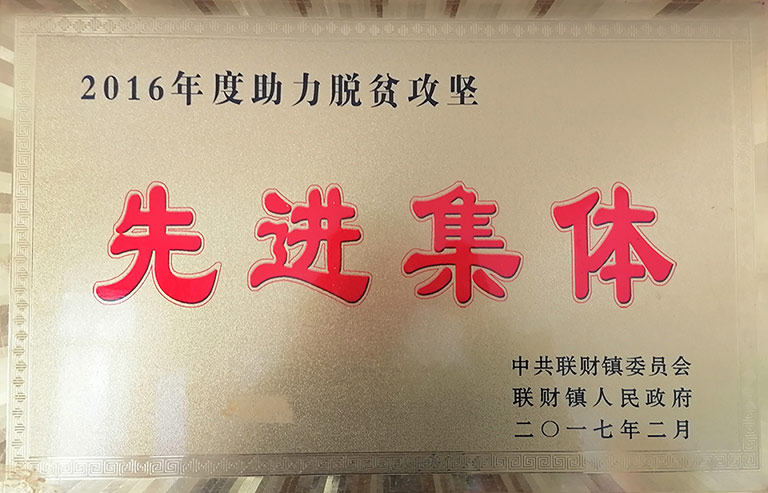 2017年獲年度脫貧攻堅(jiān)先進(jìn)集團(tuán)稱(chēng)號(hào)